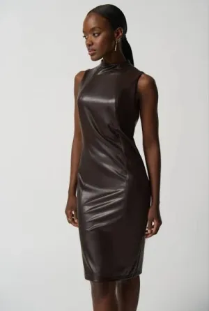 233010 faux slv dress-Avocado : 8