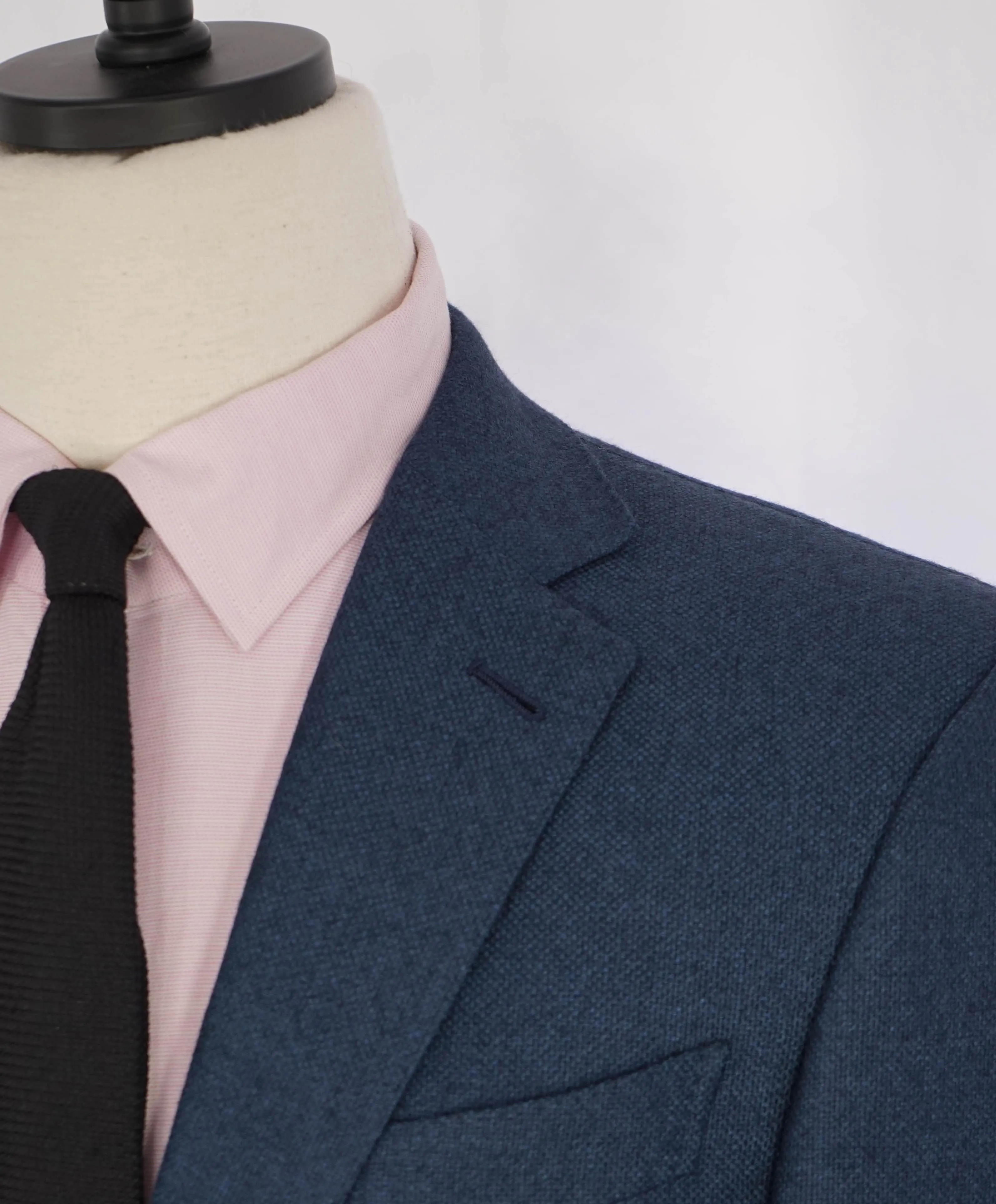 $4,650 ERMENEGILDO ZEGNA- Su Misura CASHMERE Soft Blue Blazer- 40S