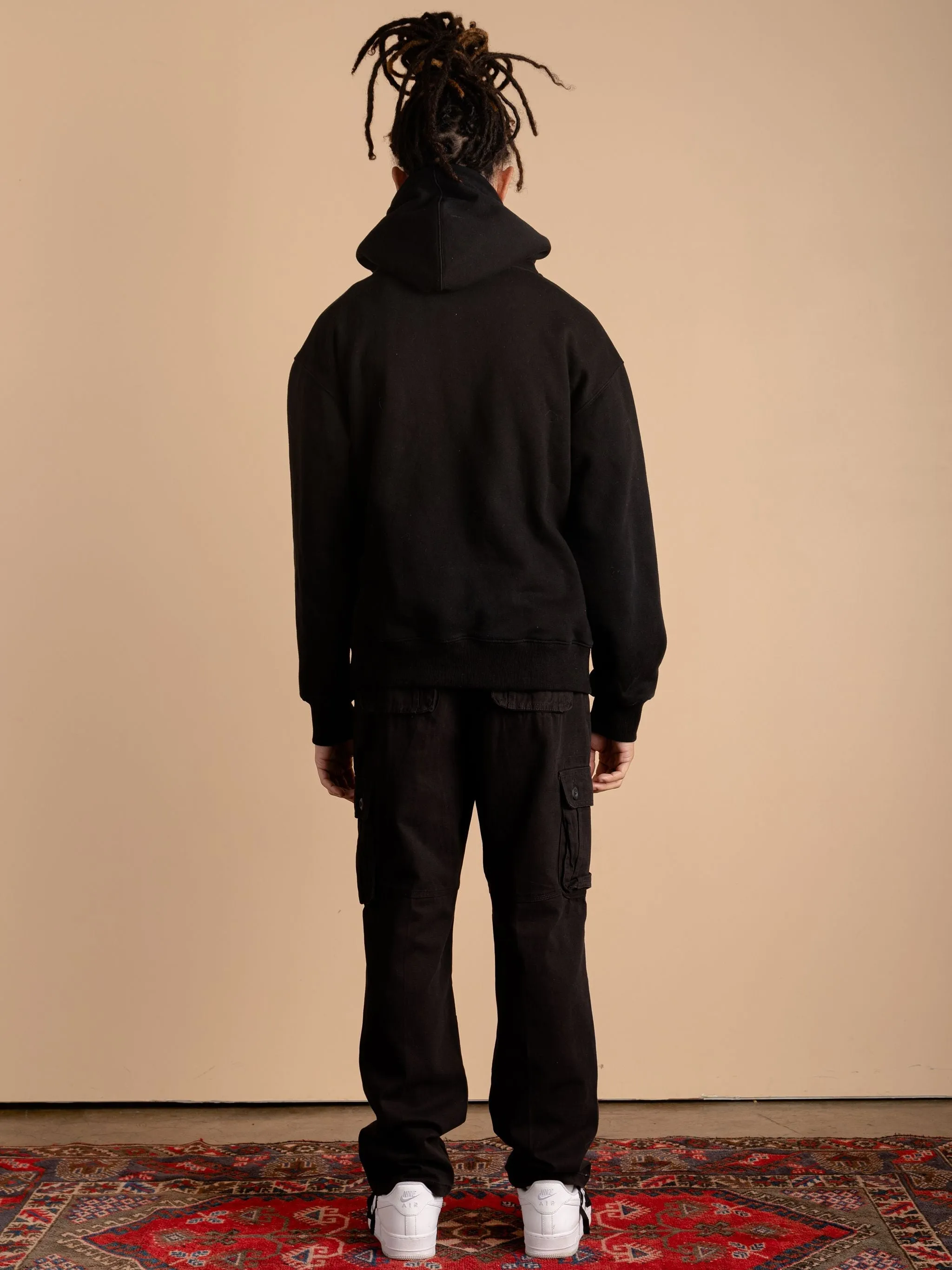 6 Pocket Cargo Pants-Black
