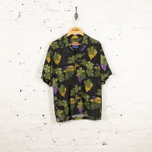 90's Pattern Shirt - Black - L