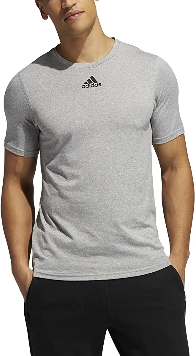 Adidas Creator Short Sleeve Shirt - Mens Training GRAY