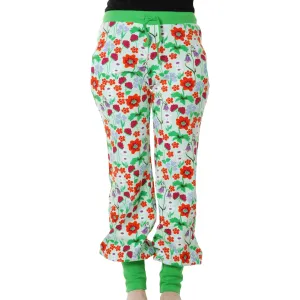 Adult's Flowers - Bay Green Baggy Pants