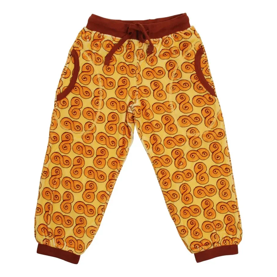 Adult's Saffron Bun Velour Baggy Pants - 2 Left Size 2XL