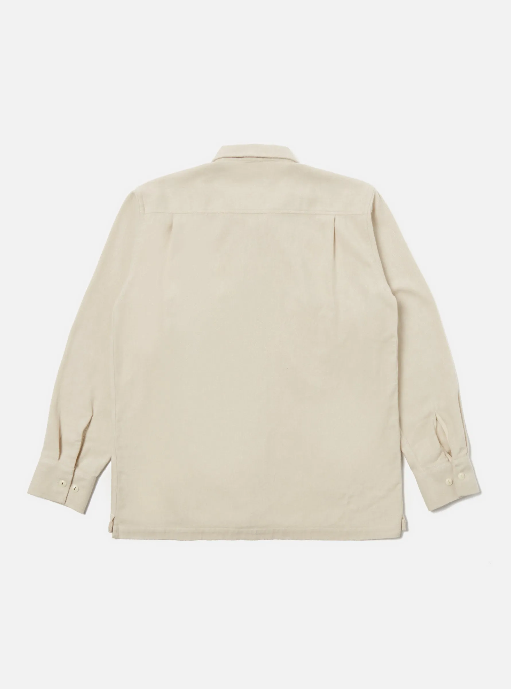 Alaska Cotton L/S Utility Shirt | Ecru