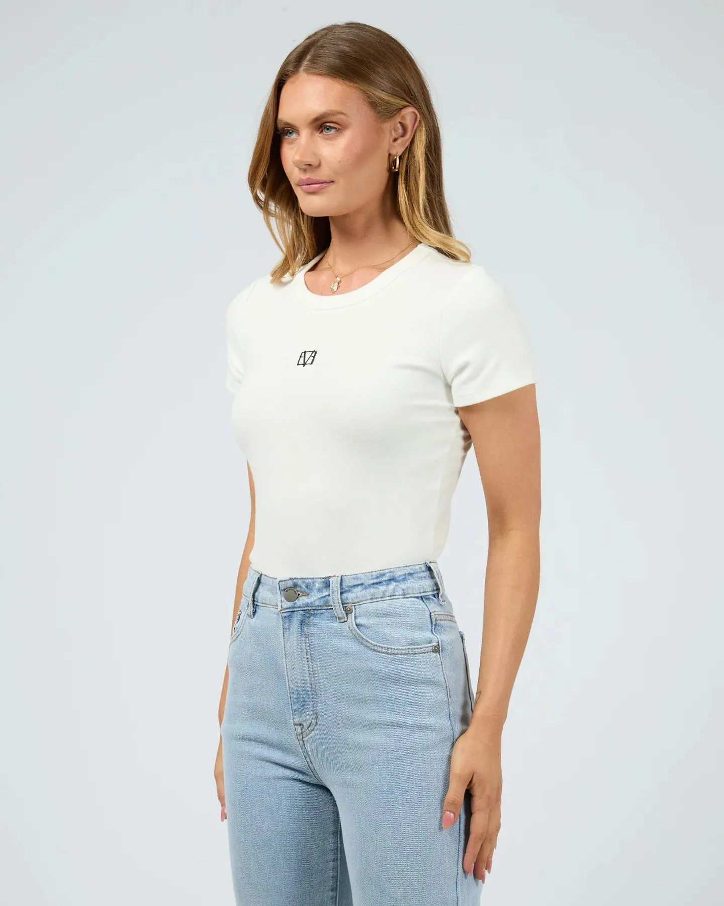 All About Eve Eve Icon Regular Tee - Vintage White