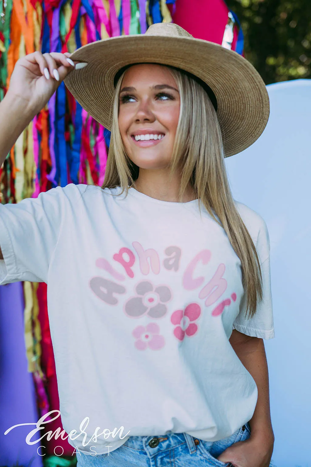 Alpha Chi PR Flower Tee