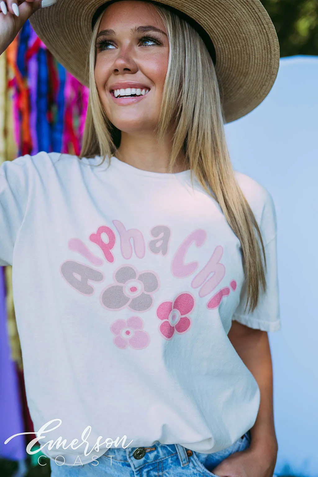 Alpha Chi PR Flower Tee