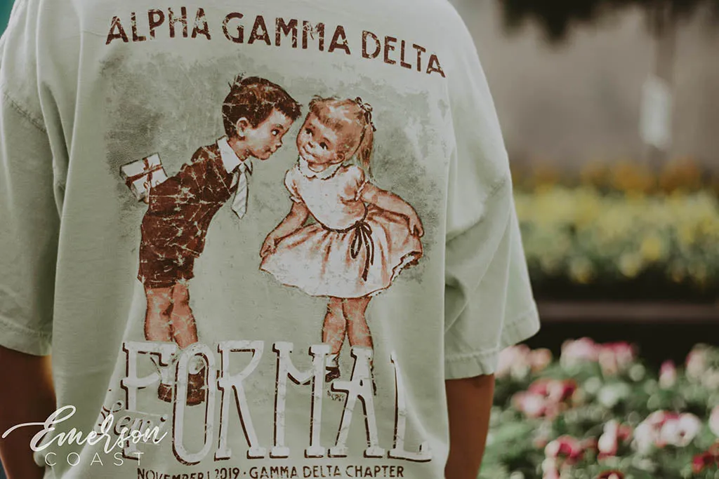 Alpha Gamma Delta Formal Tshirt