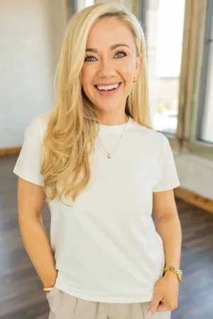 AMANDA ASHER BASIC TEE