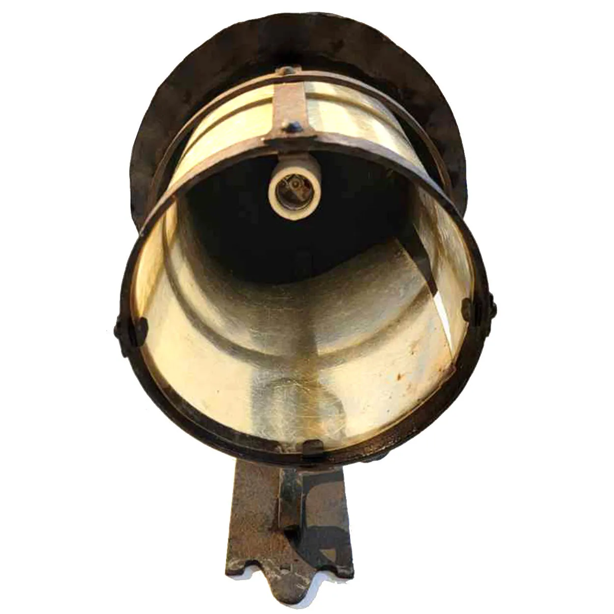 American Lafayette Hughes Mansion Exterior Wrought Iron One-Light Lantern Sconce
