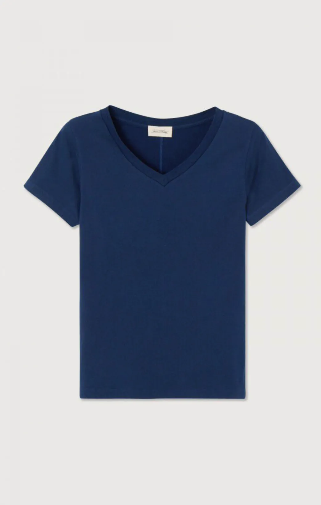 American Vintage - Gamipy V-Neck T-Shirt (Navy)