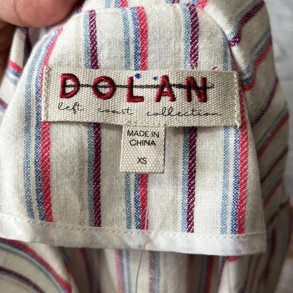 Anthropologie Dolan Anna Double Breasted linen blazer sizes XS and medium