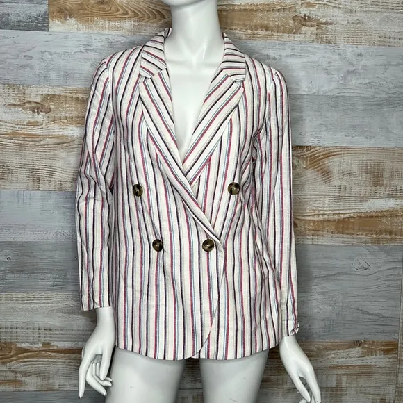 Anthropologie Dolan Anna Double Breasted linen blazer sizes XS and medium