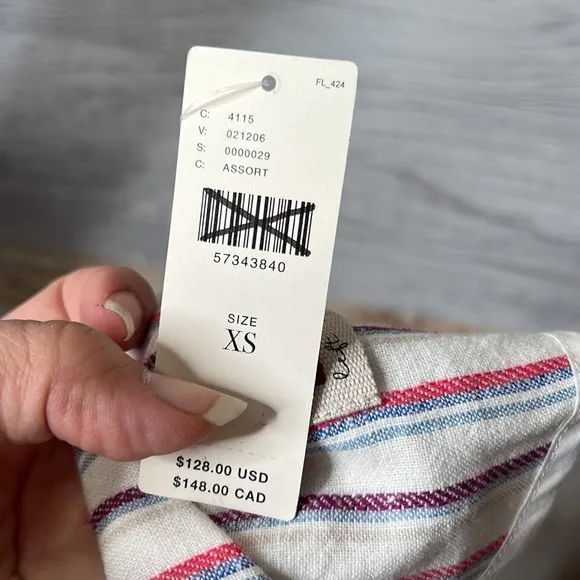Anthropologie Dolan Anna Double Breasted linen blazer sizes XS and medium