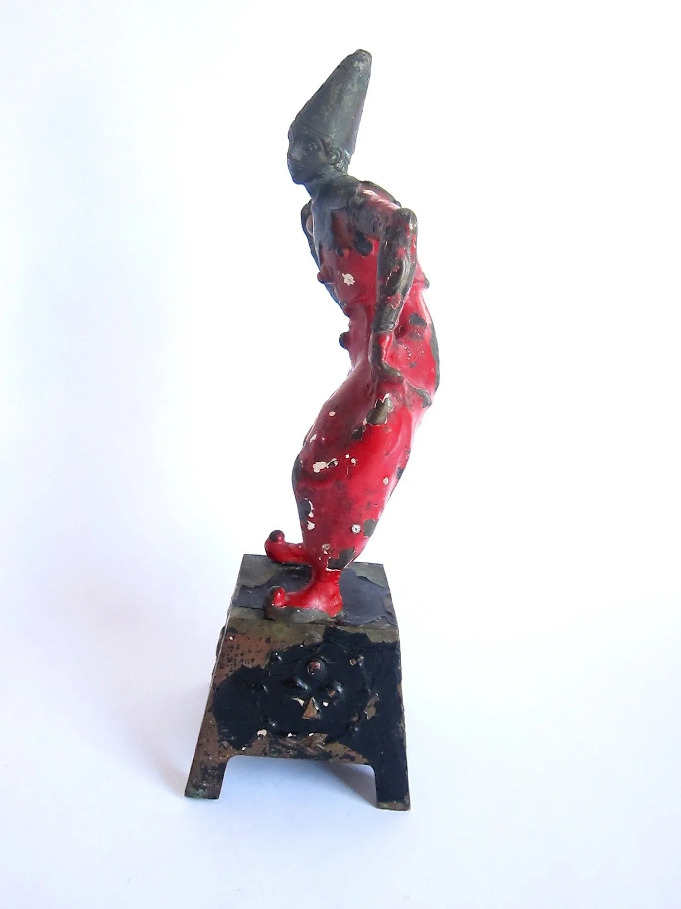 Antique French Bronze Harlequin Figurine