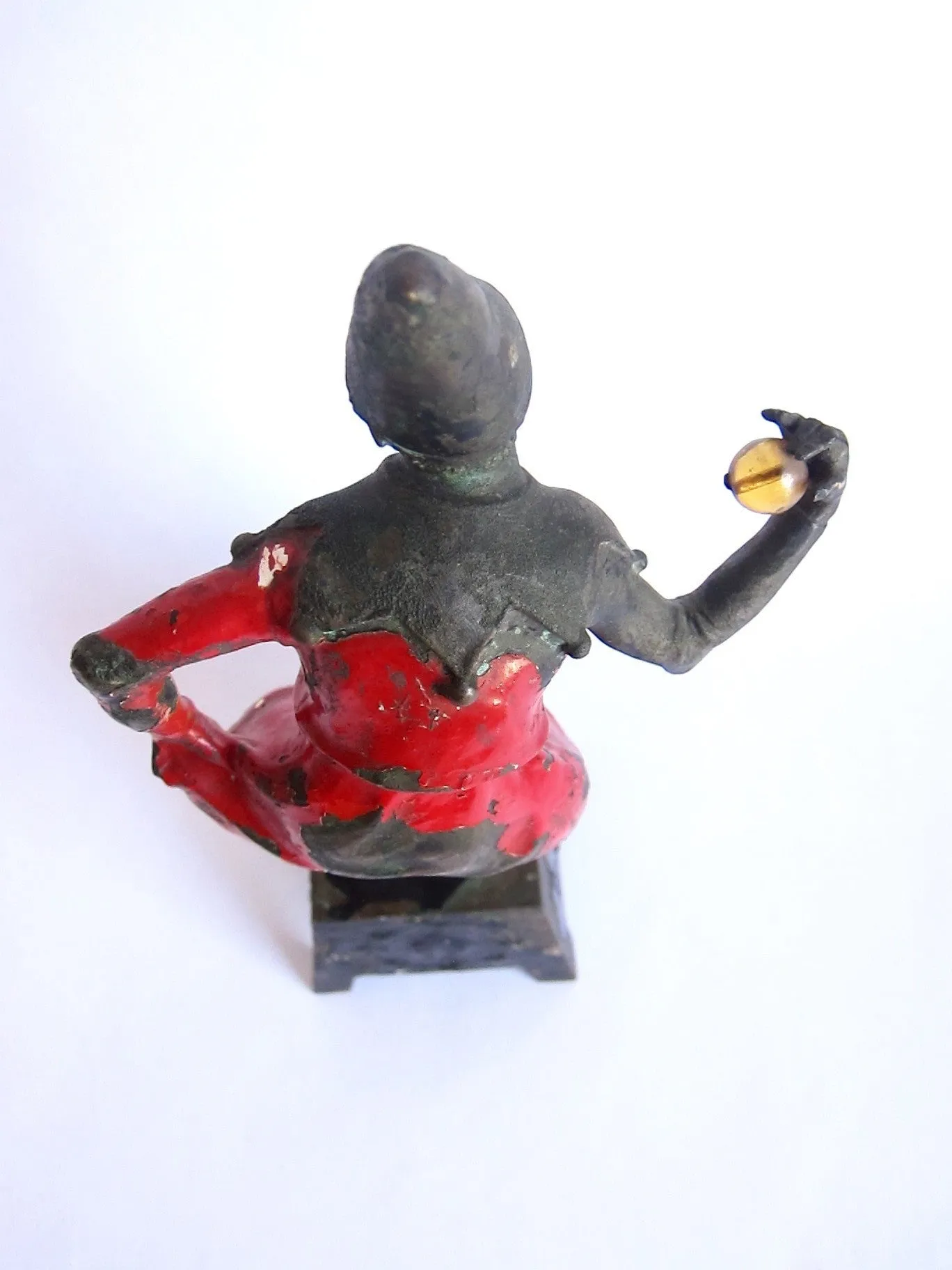 Antique French Bronze Harlequin Figurine