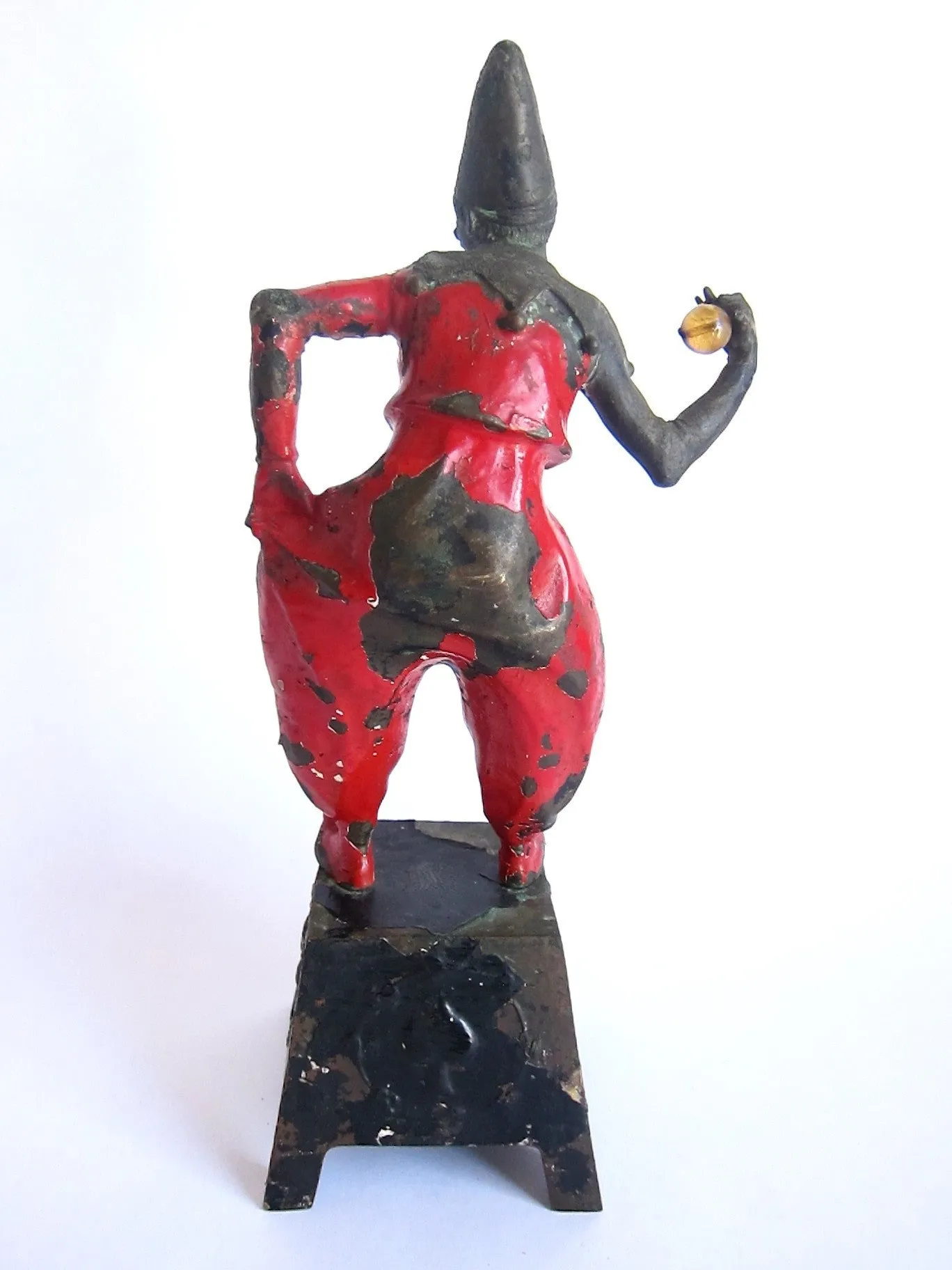 Antique French Bronze Harlequin Figurine