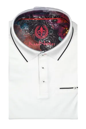 Au Noir Fioravante Polo White
