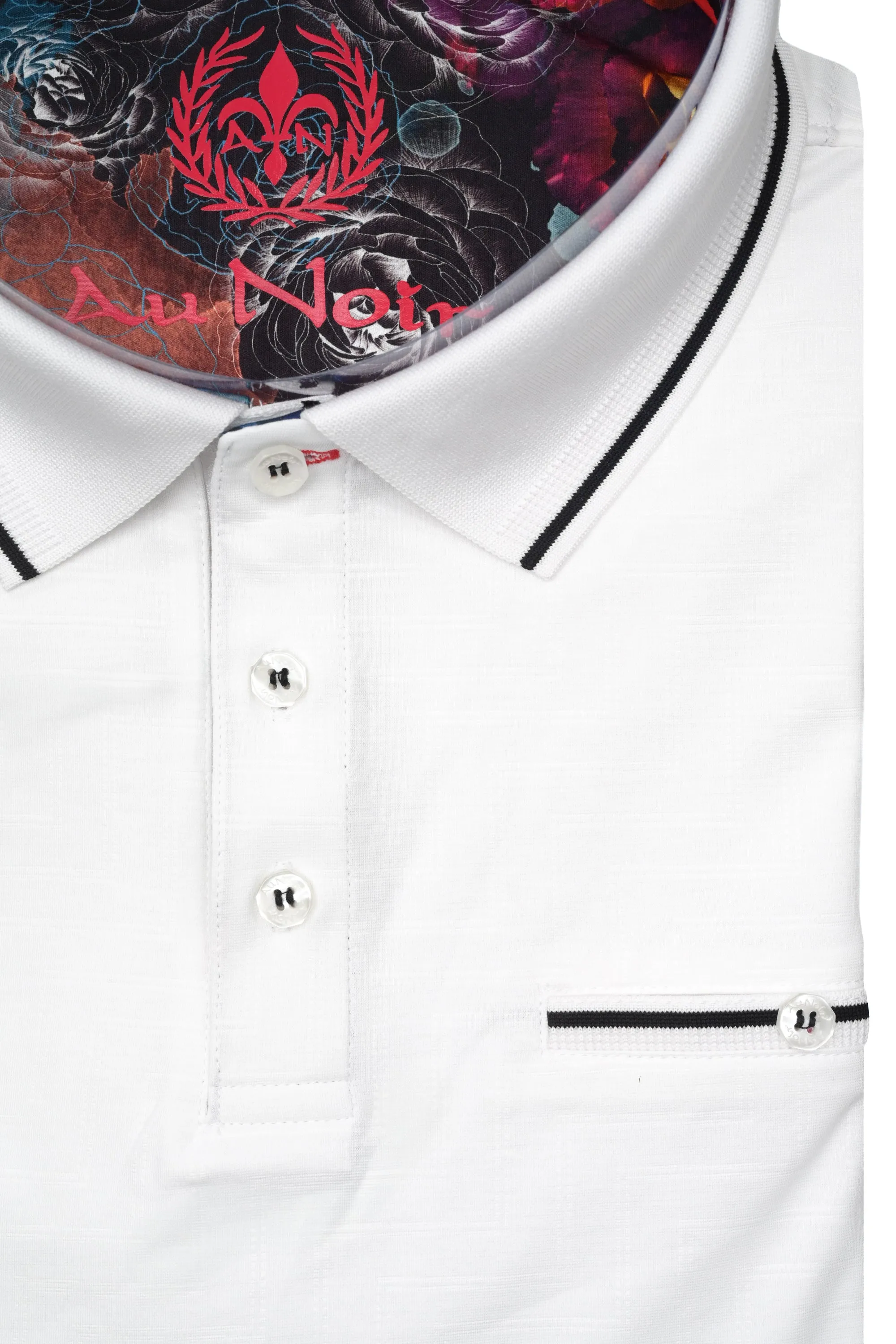 Au Noir Fioravante Polo White