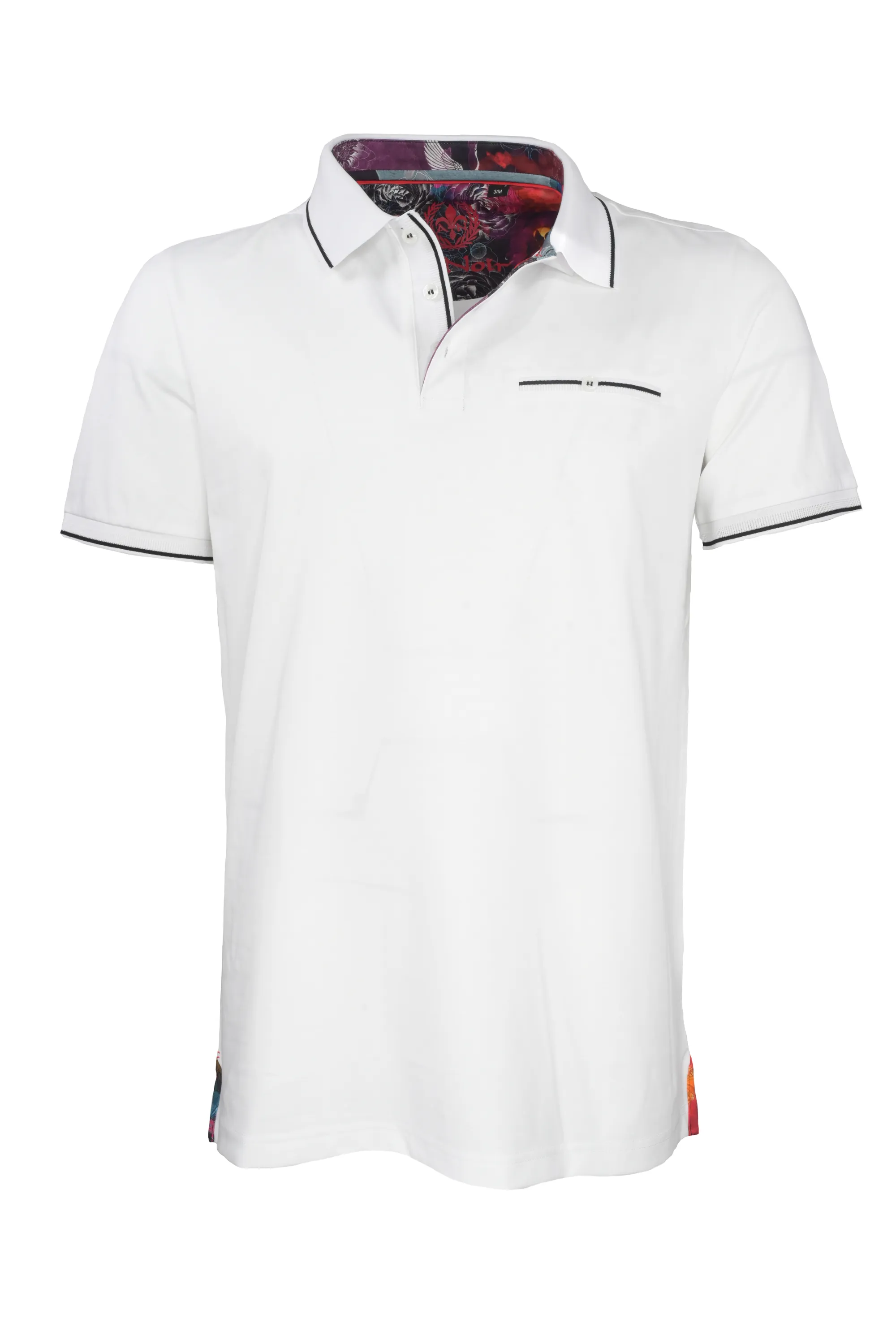 Au Noir Fioravante Polo White
