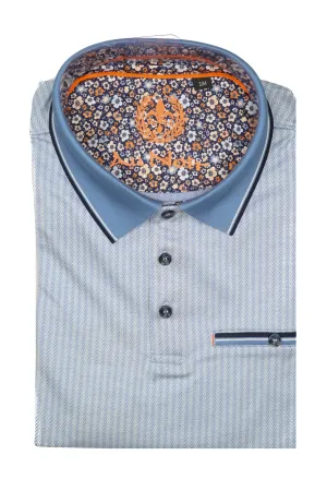 Au Noir Mayberry Polo - Light Blue