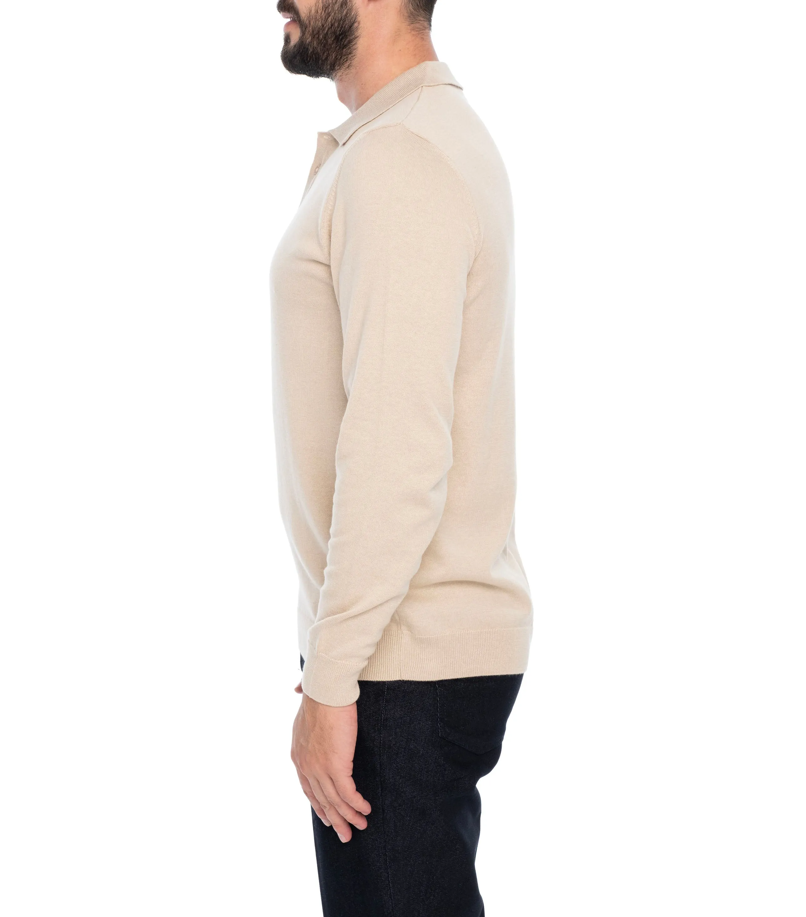 AUBURN POLO SWEATER