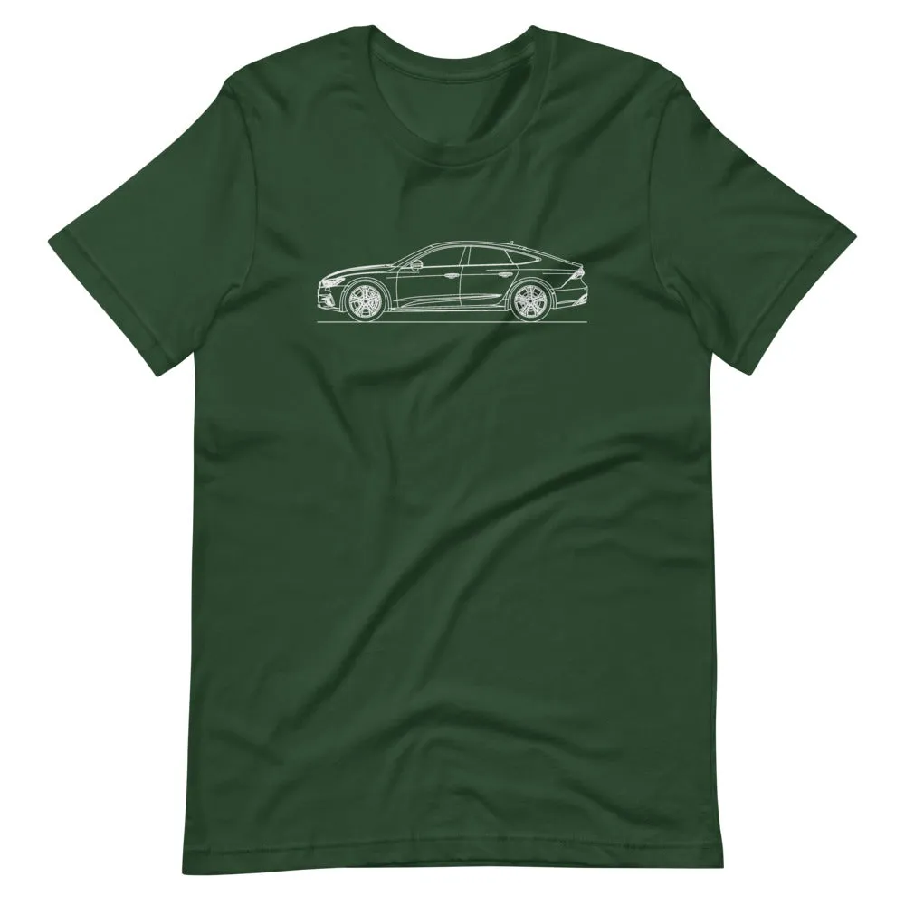 Audi A7 Sportback Outline T-shirt