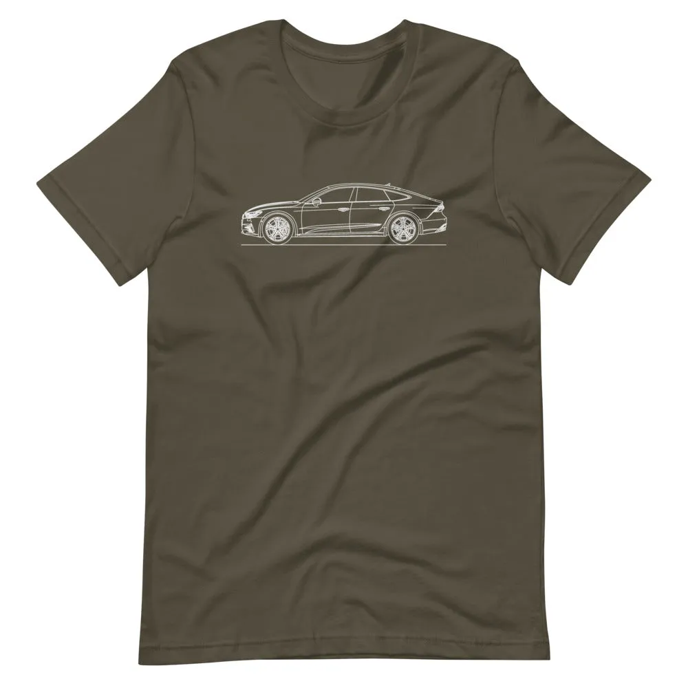 Audi A7 Sportback Outline T-shirt