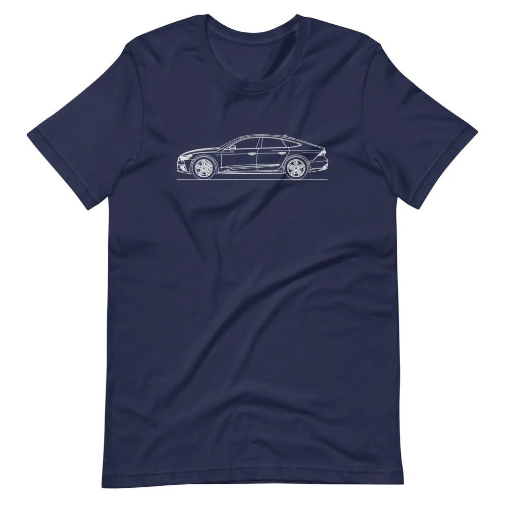 Audi A7 Sportback Outline T-shirt