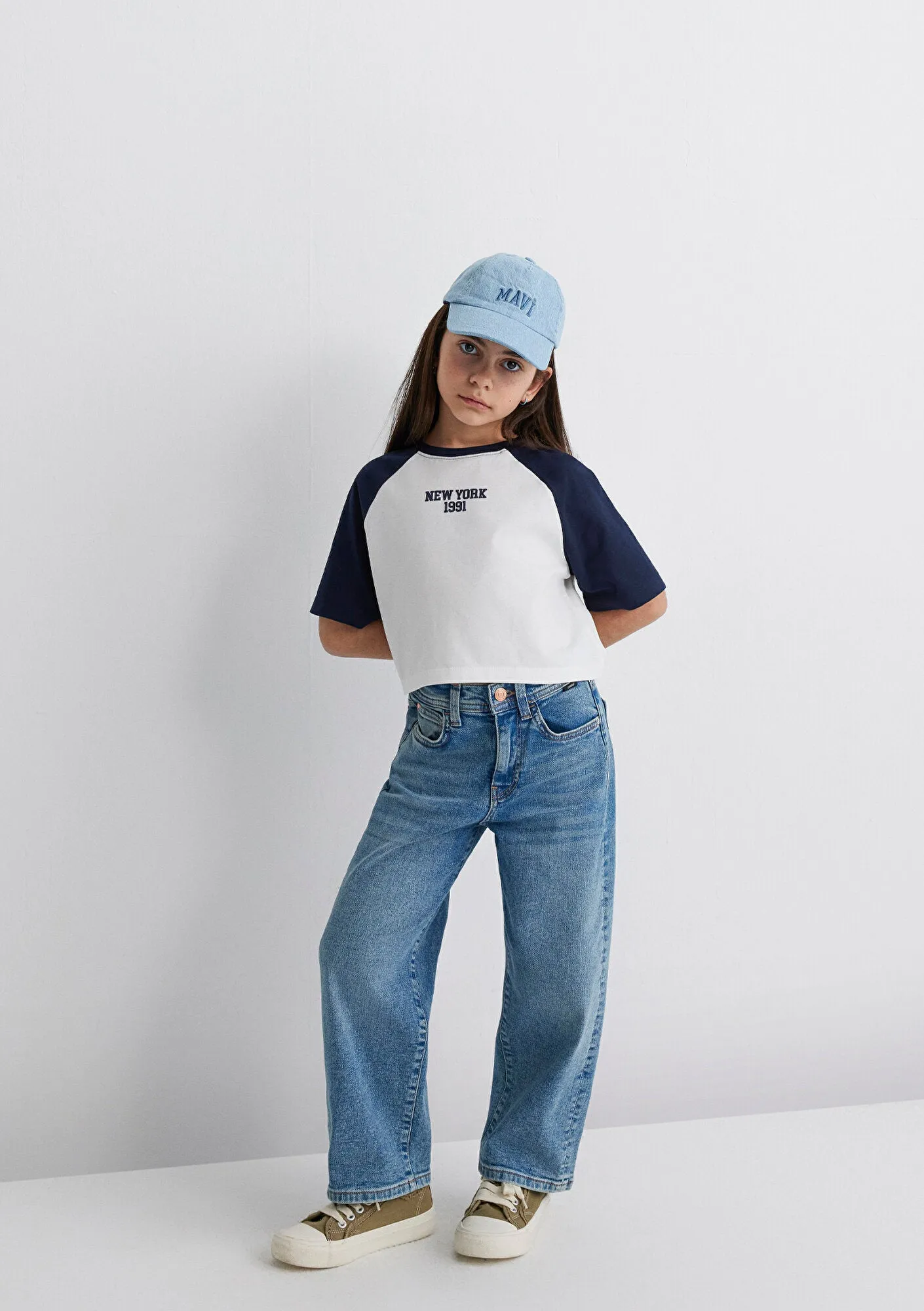 Azra Mid Blue Denim  Jean Pants