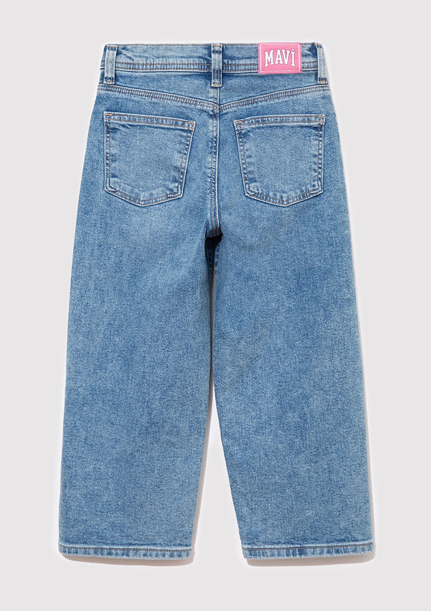 Azra Mid Blue Denim  Jean Pants