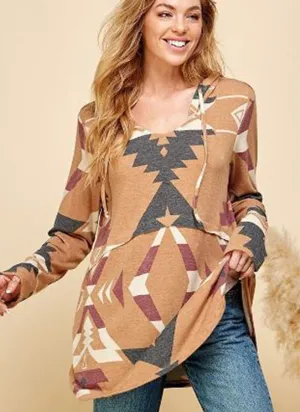 Aztec Hoodie Shirt