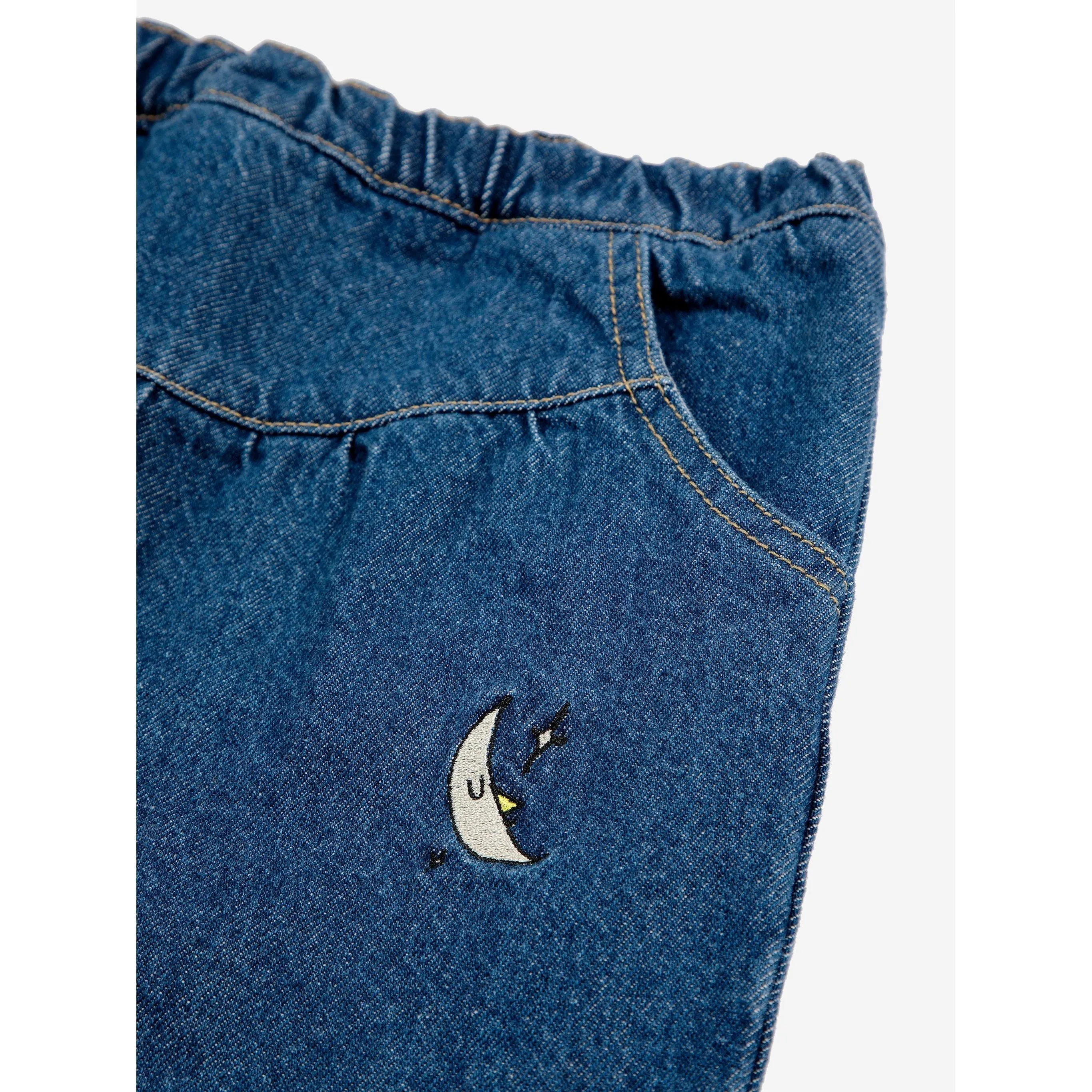 Baby Beneath The Moon Denim Baggy Pants