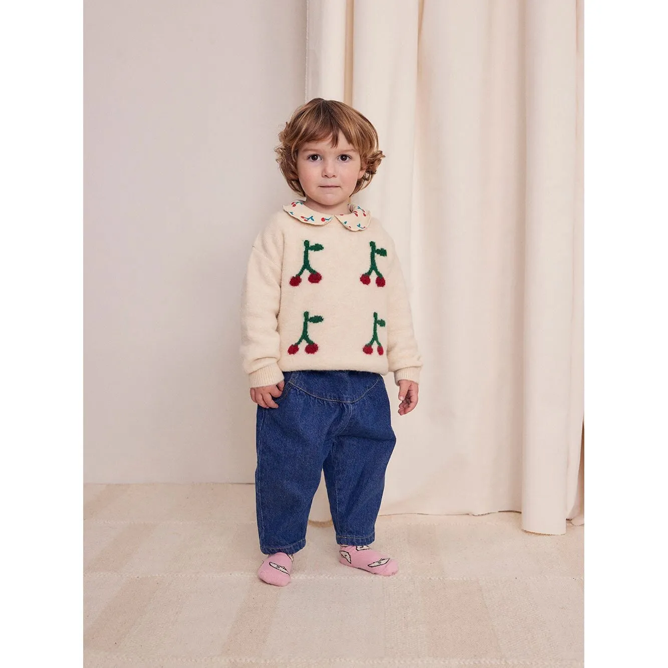 Baby Beneath The Moon Denim Baggy Pants