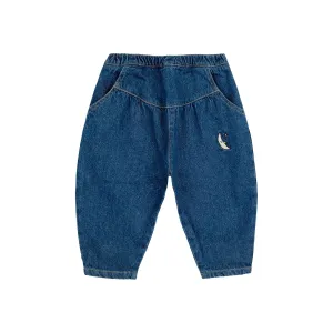 Baby Beneath The Moon Denim Baggy Pants