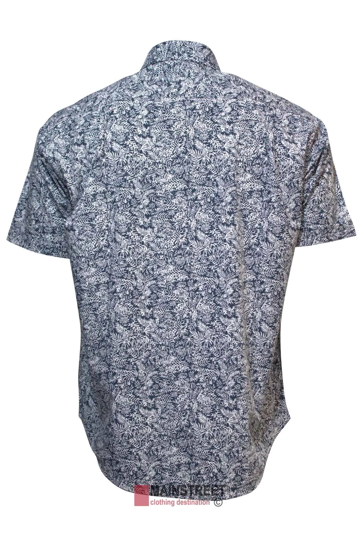 Back Bay Bamboo Soft Touch Print Short Sleeve Shirt