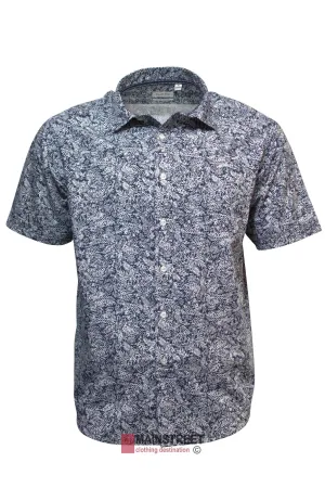 Back Bay Bamboo Soft Touch Print Short Sleeve Shirt