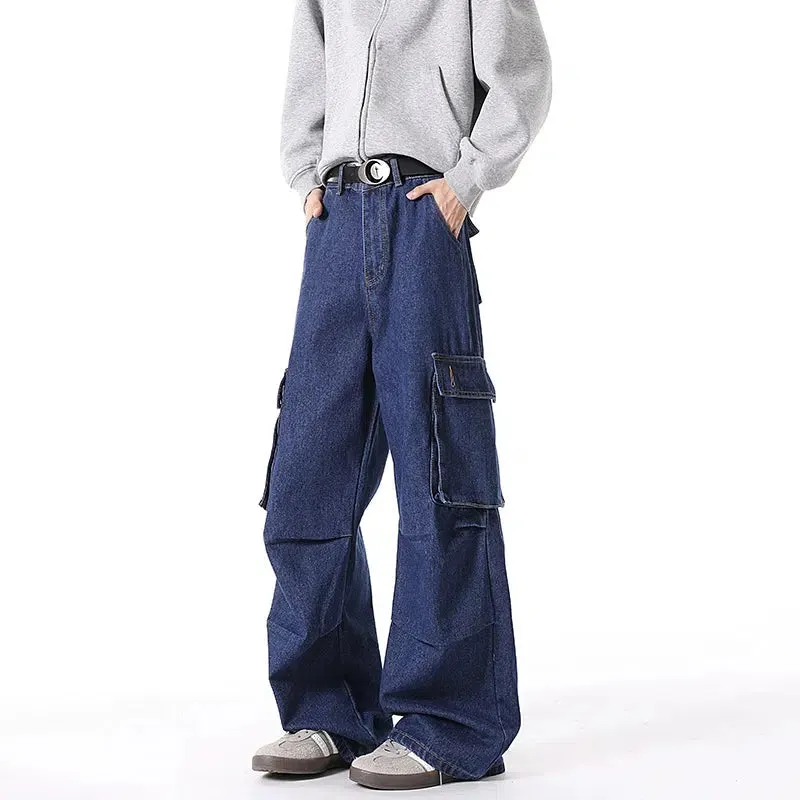 Baggy Cargo Pocket Jeans