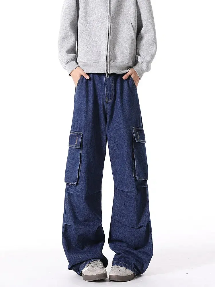 Baggy Cargo Pocket Jeans