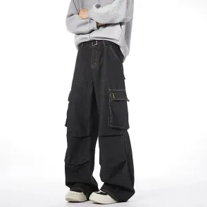 Baggy Cargo Pocket Jeans