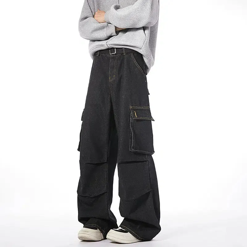 Baggy Cargo Pocket Jeans