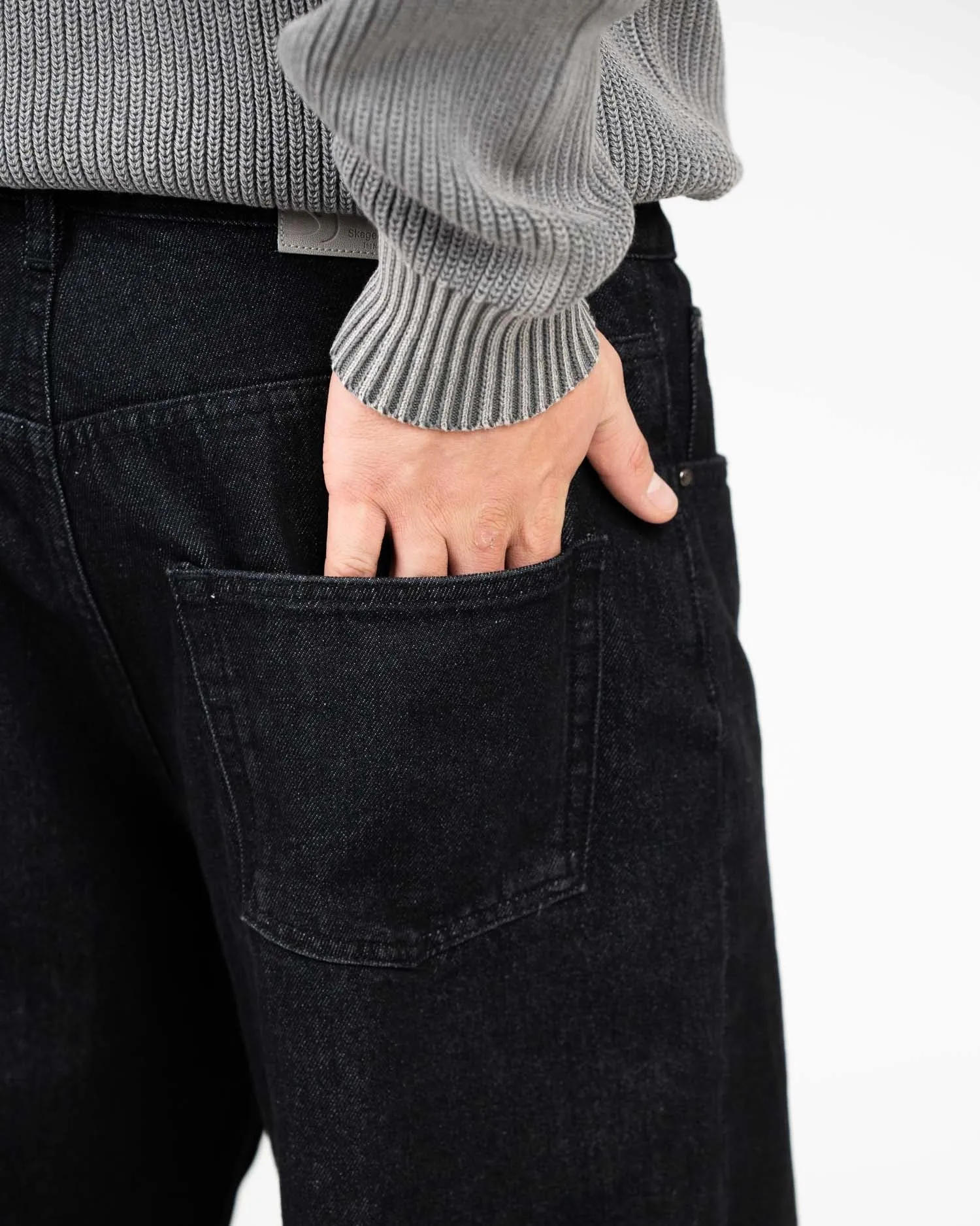 Baggy Denim Jeans Black