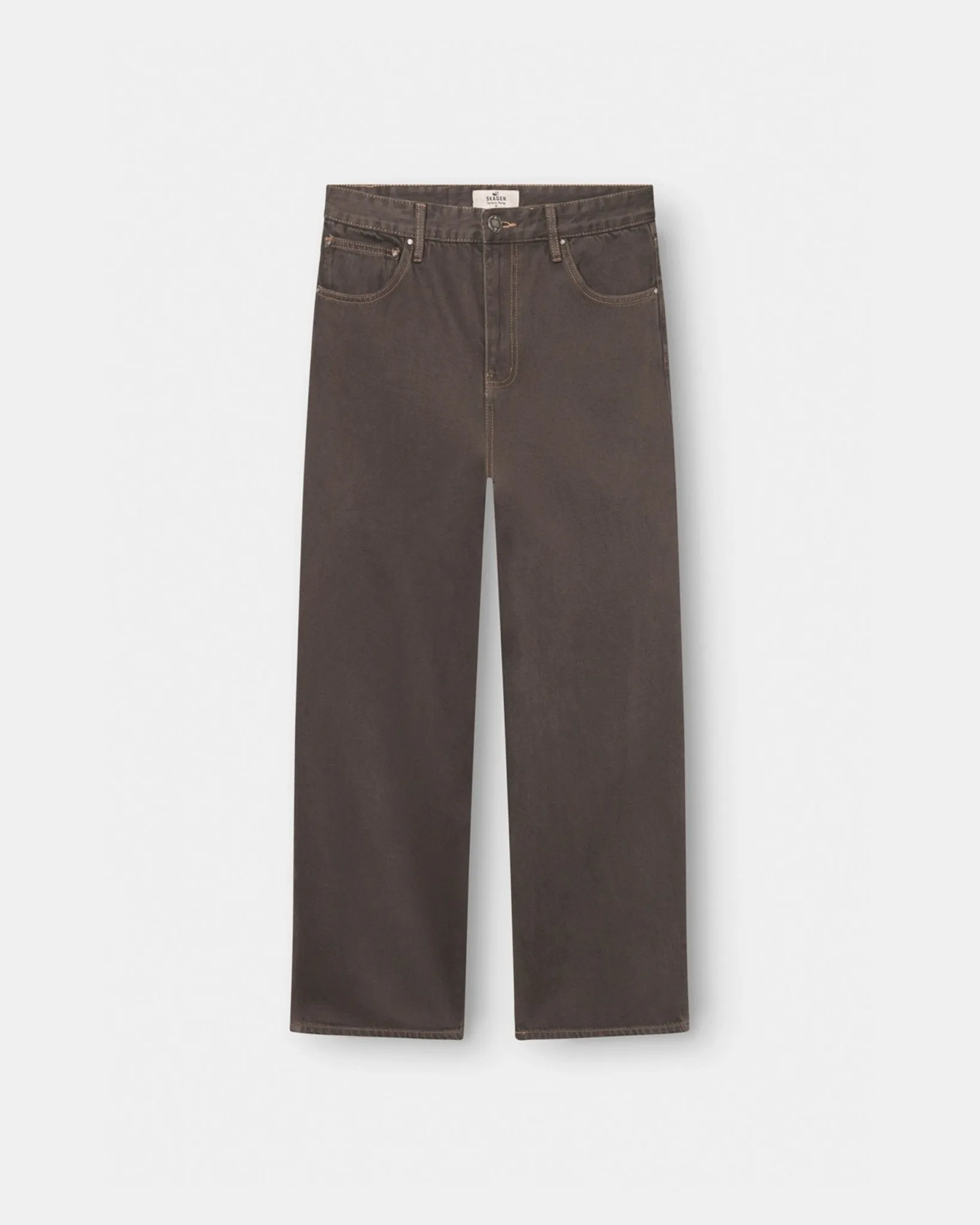Baggy Denim Jeans Brown