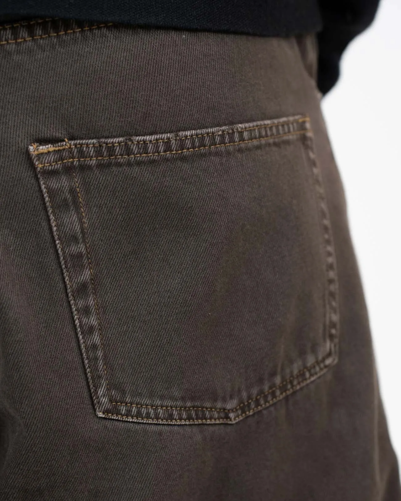 Baggy Denim Jeans Brown