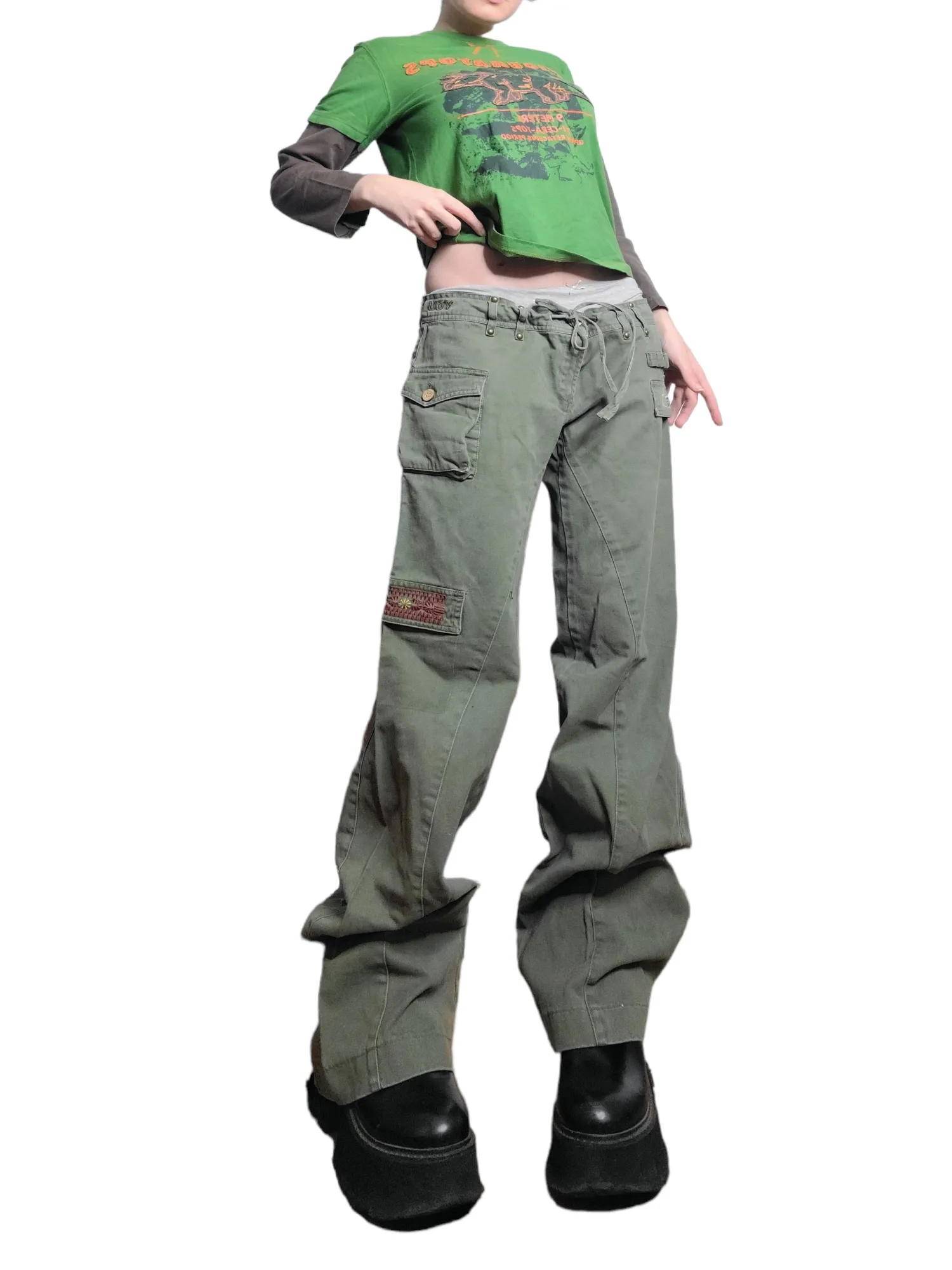Baggy kaki grunge 90s