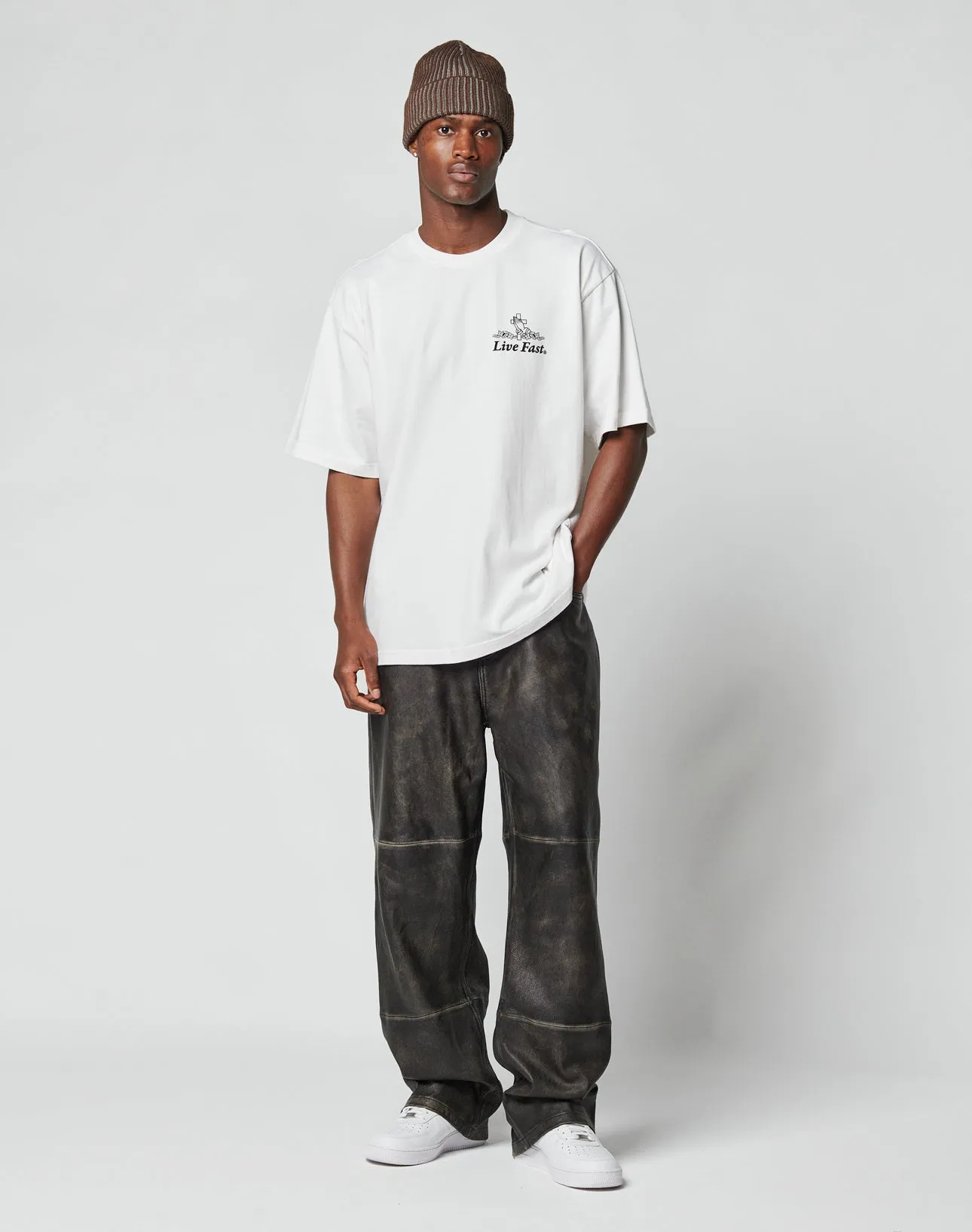 Baggy Leather Pants
