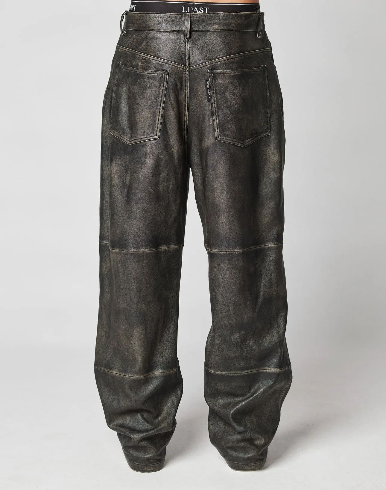 Baggy Leather Pants