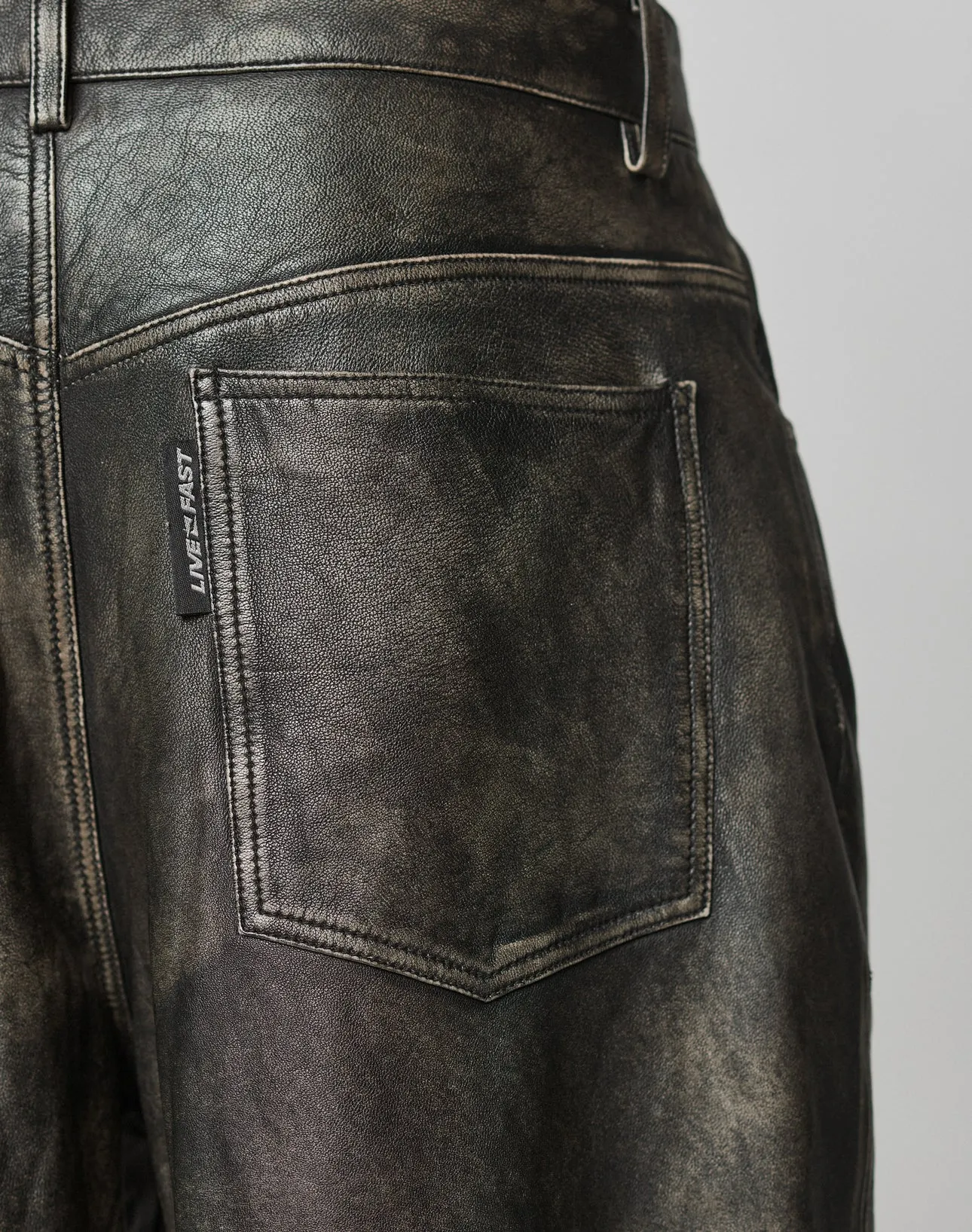 Baggy Leather Pants