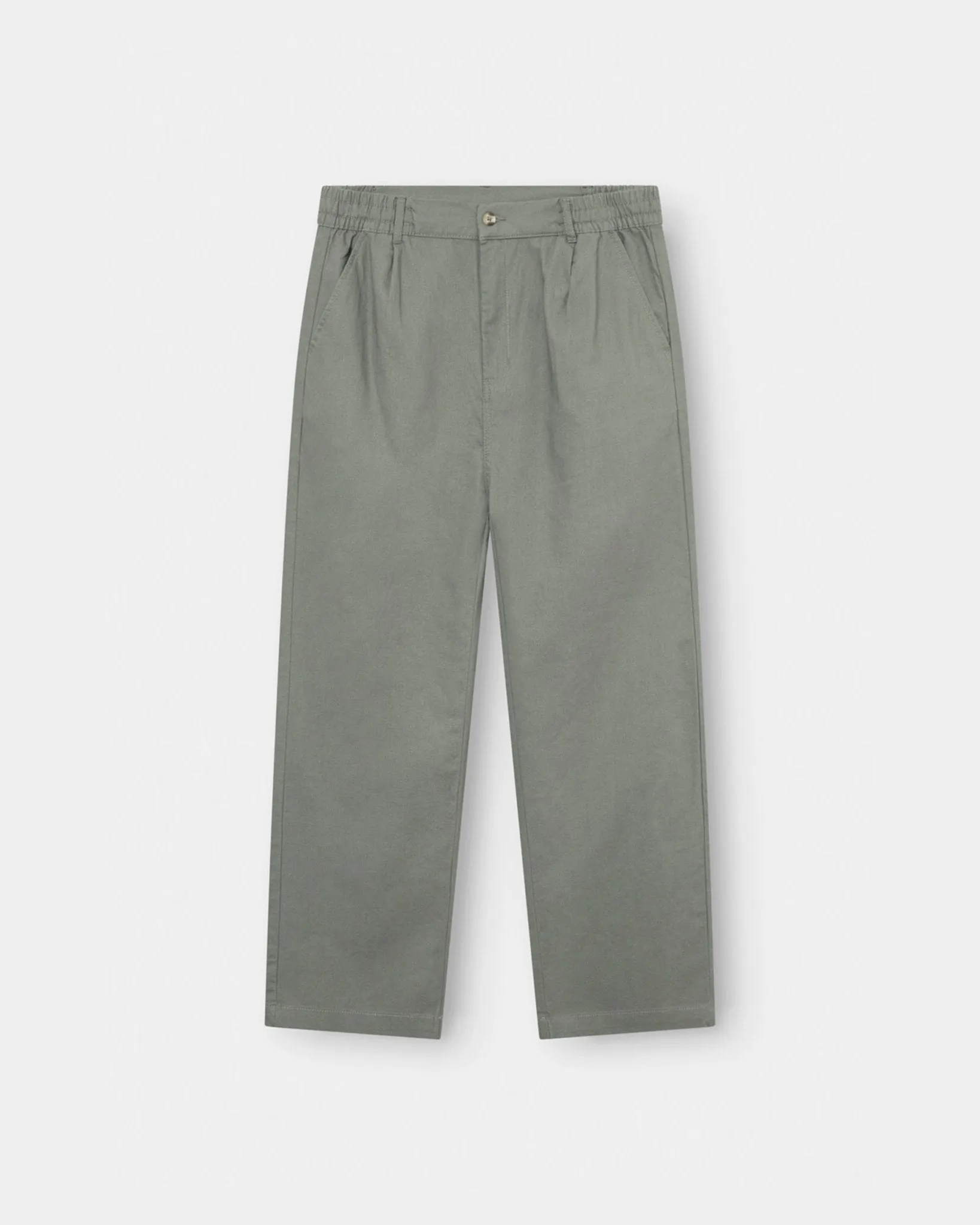 Baggy Linen Pants Army