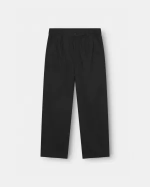Baggy Linen Pants black